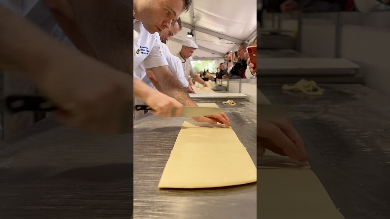 Il coupe des croissants plus vite qu’une machine ! Damien DEDUN champion d’Europe de boulangerie