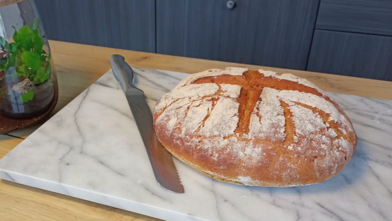 MA  MEILLEURE  MICHE  DE  PAIN  COMPLET  MAISON  !  (5 INGREDIENTS)