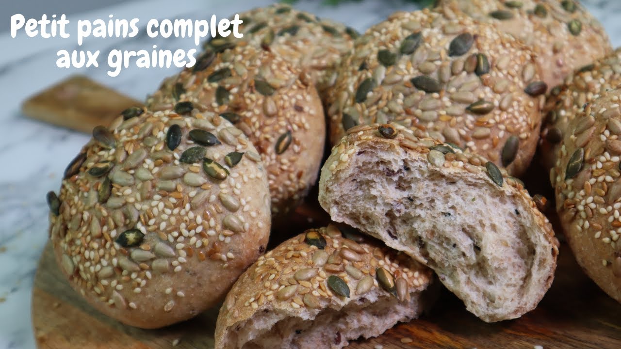VOUS N’ACHETEREZ PLUS DE PAIN APRES AVOIR GOÛTER CES DELICIEUX PETIT PAINS AUX GRAINES خبز بذور كامل
