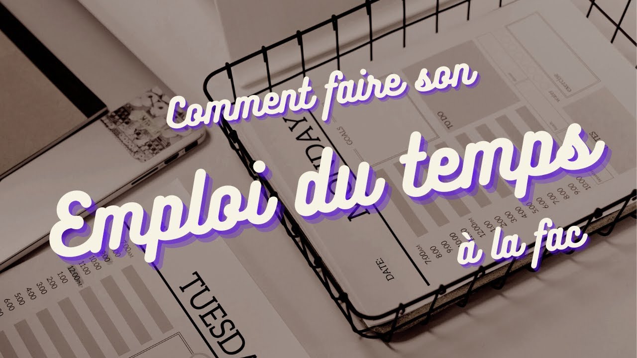 Comment construire son emploi du temps à la fac ? [BACK TO SCHOOL 2022]