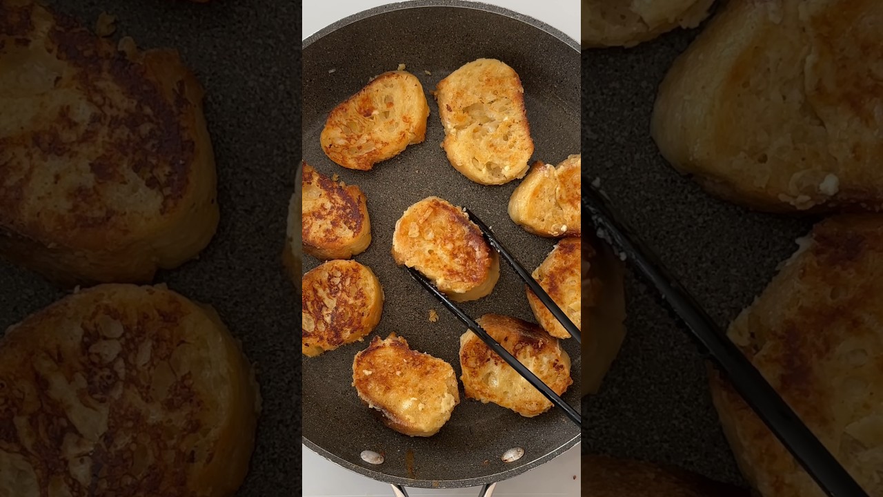 Vous allez tomber in love du pain rassis 🥖🤤 #food #tropbon #recettefacile #gouter #faitmaison