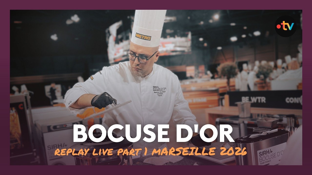 Bocuse d'Or Marseille : immersion avec la Team France et des chefs invités - LIVE Part 1