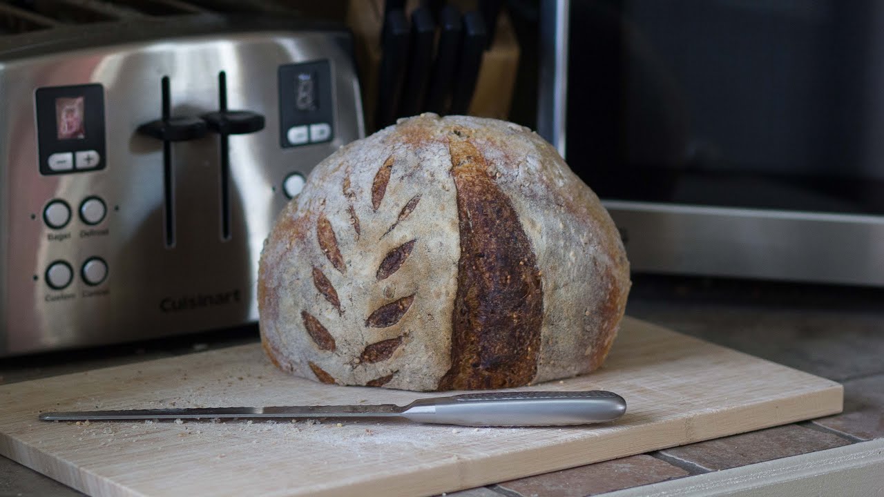 Pain au levain sans pétrissage