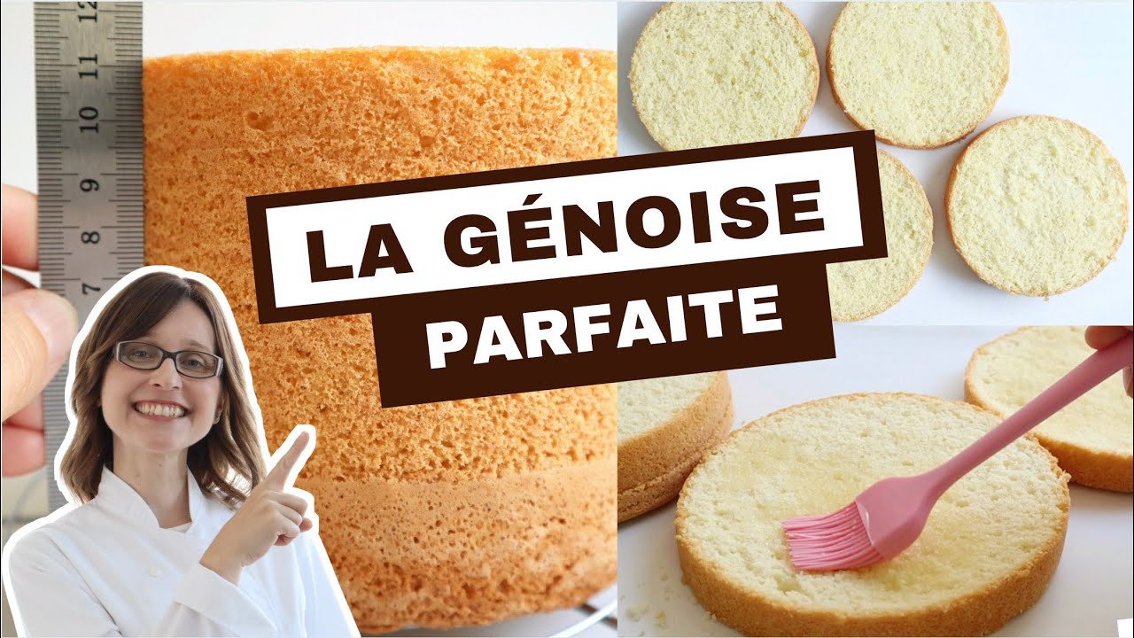 🥧 GÉNOISE PARFAITE TRÈS HAUTE & MOELLEUSE 🥧 3 Ingrédients - Recette FACILE et INRATABLE + Astuces