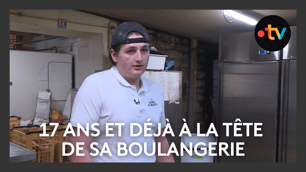 17 ans et déjà à la tête de sa boulangerie