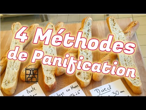 4 méthodes de panification