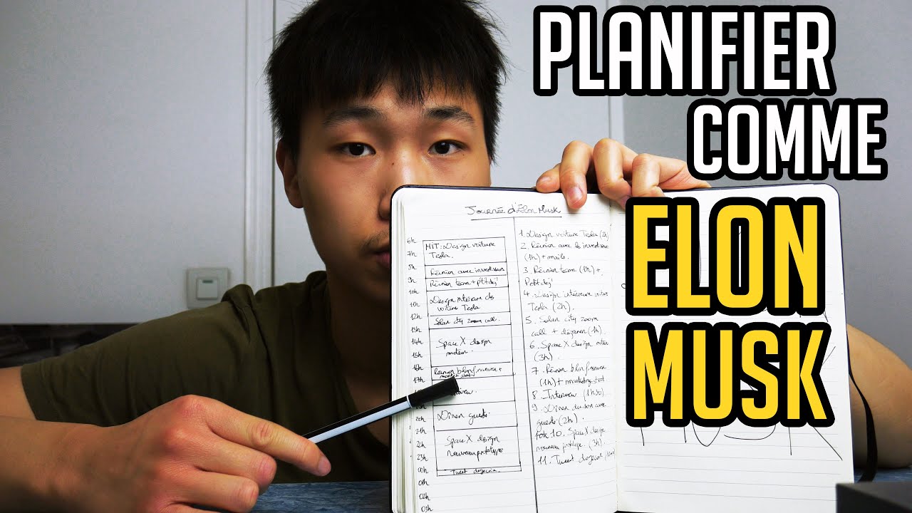 Comment planifier sa journée comme Elon Musk ?