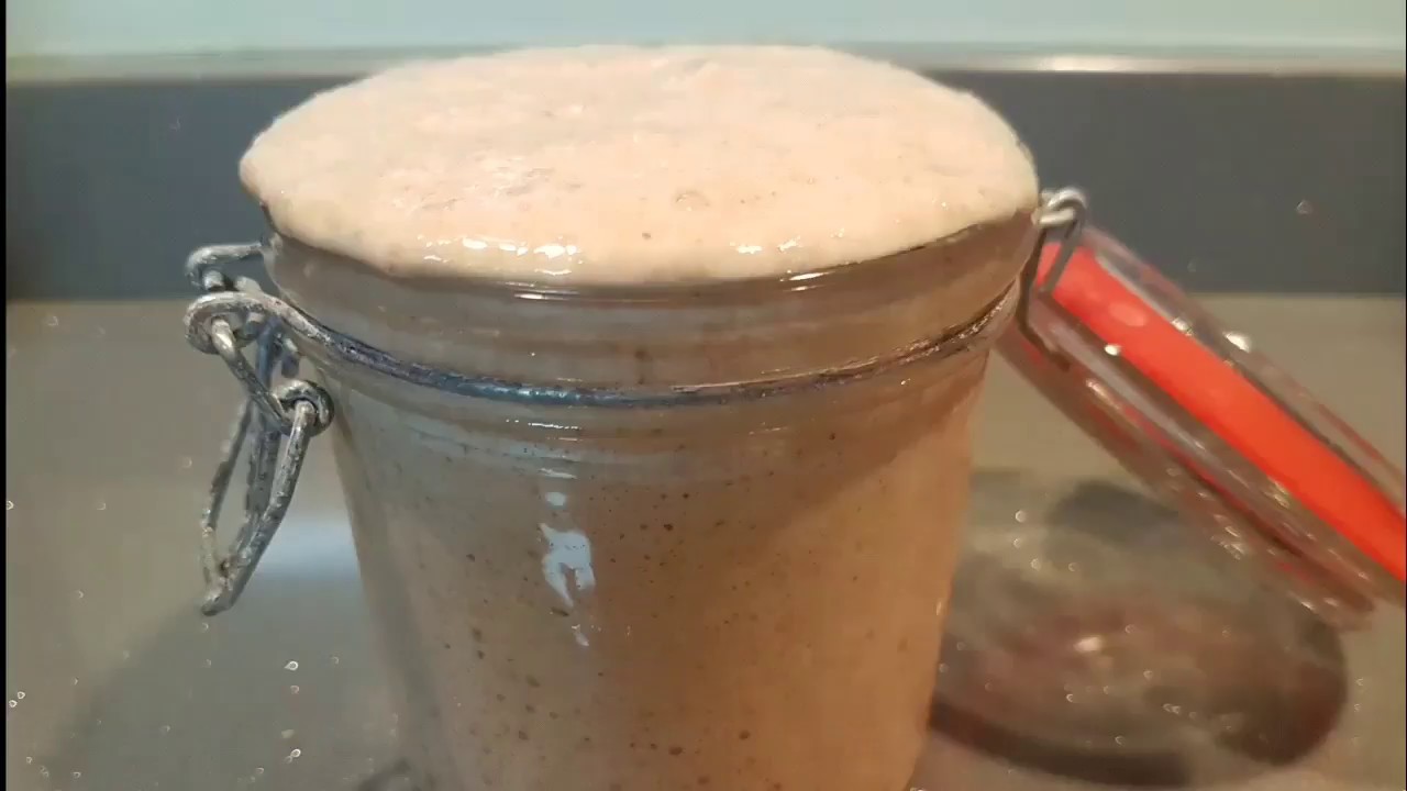Comment faire du levain maisonخبز بالخميرة البلديه الديارية بنةومداق