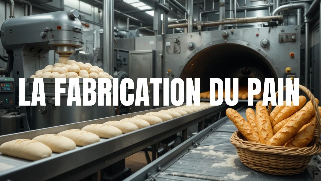 🥖 Comment est fabriqué le pain industriel ? | De la farine à la baguette – Inside Factory